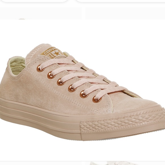 converse shoes rose gold